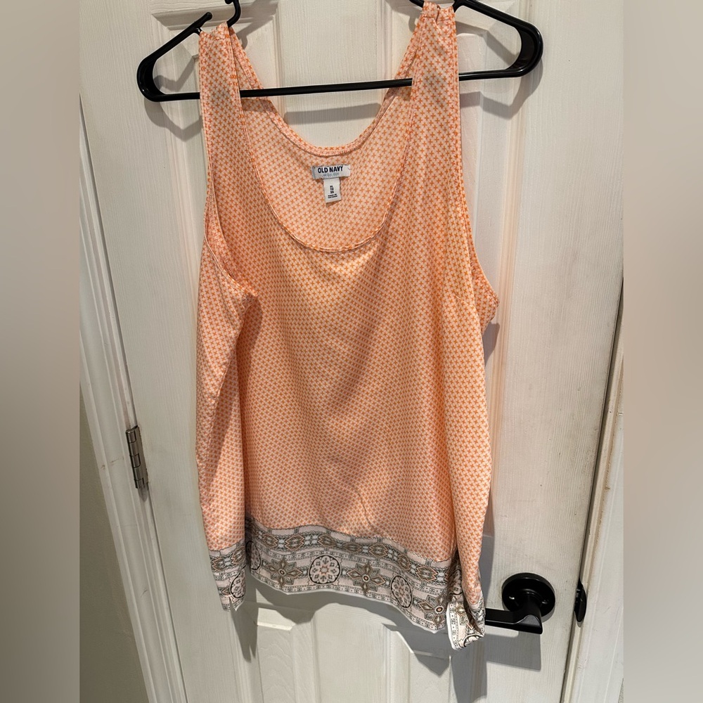 Old Navy Peach Sleeveless Top